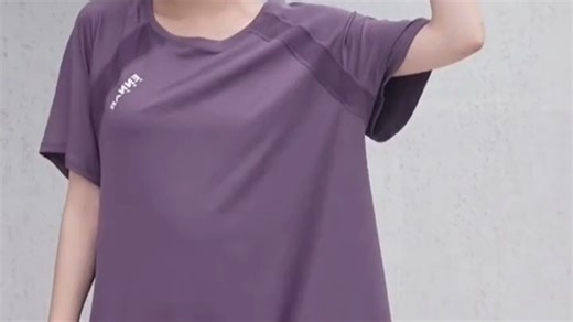 UPlee瑜伽服套装女运动加大码健身服长裤宽松显瘦遮肚舞蹈训练速干T恤粉色单独上衣XL120140斤