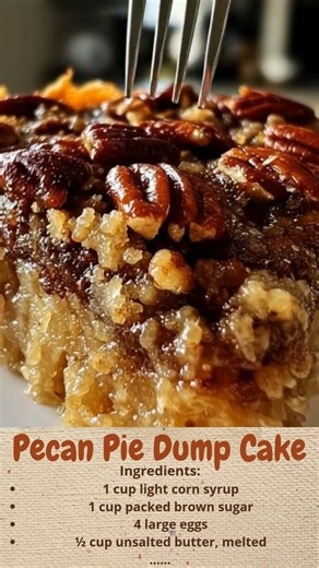 Pecan Pie Dump Cake | Cakecrafted Recipes