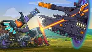 坦克动画，莫尔克解救被火烧的电磁百运，大战SMK，SMK败退