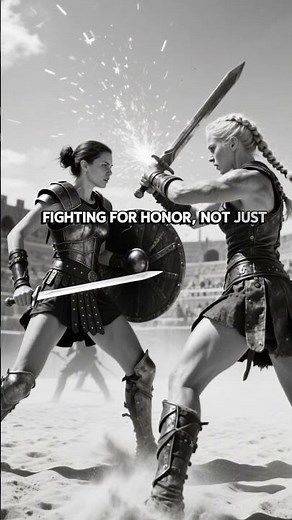 The Untold Power of Female Gladiators ⚔️ | Ancient Warriors You Never Knew! #girlswithswords
