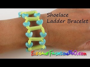DIY Shoelace Ladder Bracelet - How toTutorial Easy and Fun