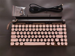 Steampunk Pink Mechanical Keyboard: Bluetooth Wireless, 83 Keycaps - Etsy