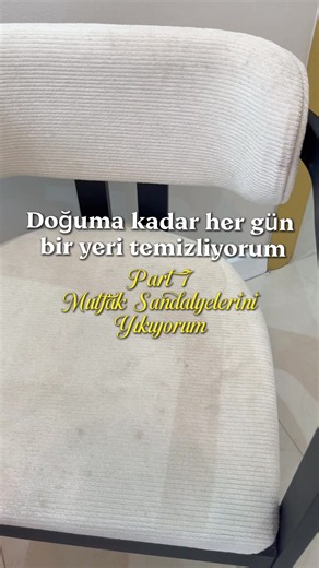 Mutfak Sandalyeleri Nasıl Yıkanır | Sandalyeleri Temizleme Yöntemi