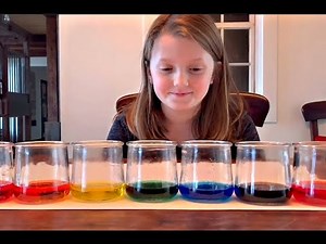 Easy Science Experiments for Kids: Walking Water Rainbow
