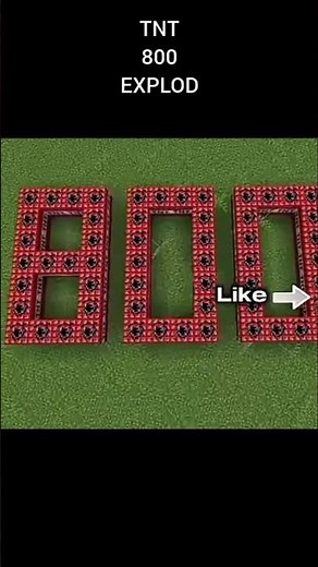 THE BIGGEST TNT EXPLOD EVER! 💥 #EXPLOD #Minecraft #TNT #Gaming #Funny