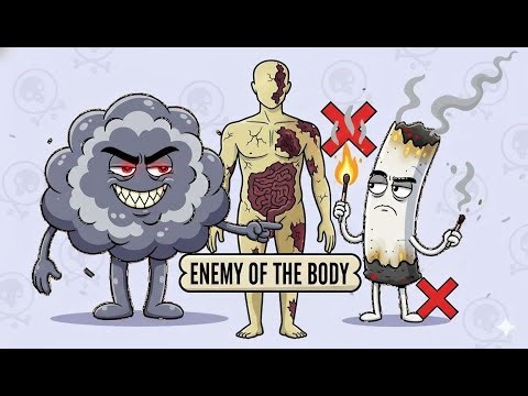 The black smoke of the evil troublemaker