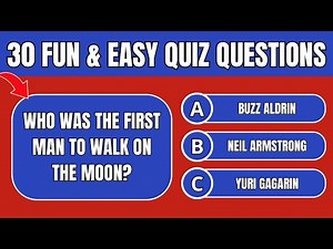 30 Fun & Easy Quiz Questions for Kids | Test Your Knowledge!