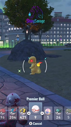 FINALLY FOUND THE GOAT SHINY ALPHA CHARMANDER ✨🔥 #PokemonLegendsZA #fyipシツ #shinyhunt #shinyhuntingpokemon #pokemon