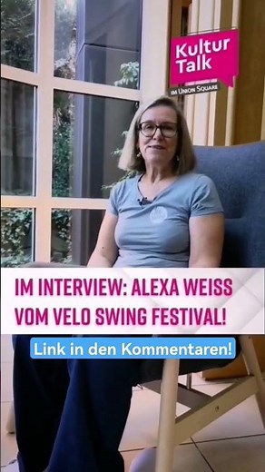 Alles über das Velo Swing Festival im neuen Kultur Talk mit Alexa Weiß! #shorts #saarbrücken