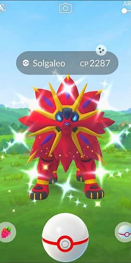 ✨️First Ever Shiny Solgaleo appearance in pokemon go.