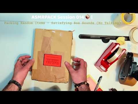 ASMRPACK Session 014 📦 | Packing Small Board Games – Relaxing ASMR Sounds (No Talking) #asmr