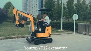 Youtop YT12 excavator, 1 ton, Briggs 14hp engine, pilot control, side swing boom, retractable track, double gear pump, load sensitive valve. Message us to get more information. WhatsApp: +86 19355940325 Email: chailyn@youtopmachinery.com #youtop #excavator #constructionmachine #miniexcavator #minidigger #earthmoving | Shandong Youtop machinery Co.,Ltd. | Facebook