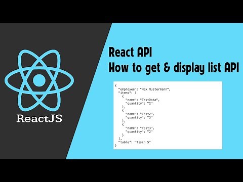 React JS - How to get data and display list from API with React JS