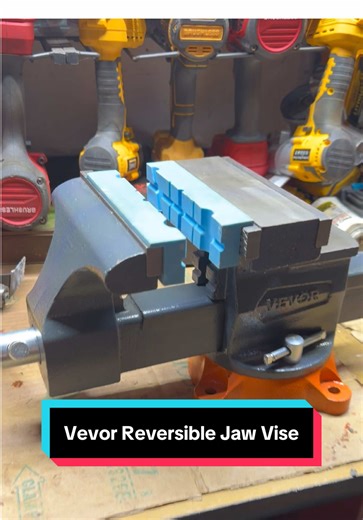 Vevor Reversible Jaw Bench Vise — heavy-duty vise with reversible jaws and built-in pipe grip. Perfect for metalworking, woodworking, DIY projects, and any task where a secure hold matters. Strong, durable, and versatile — ideal for workshops and garages. Limited stock — grab yours before it sells out! #Vevor #BenchVise #tiktokshopcreatorpicks #toolstoday #WorkshopTools @VEVOR Store