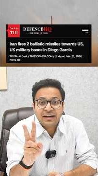 Iran attack on US UK base 🚨