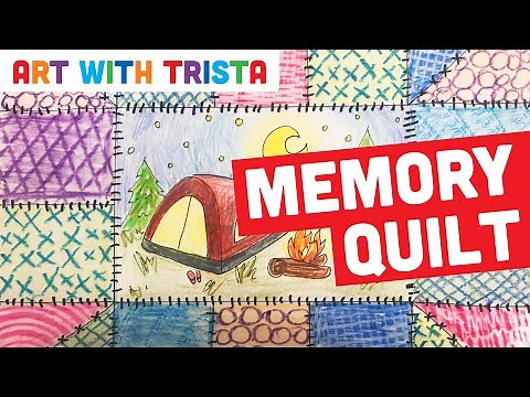 Faith Ringgold Inspired Memory Quilt Art Tutorial - Art With Trista