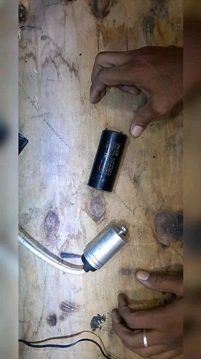 How to identify a run and start capacitor