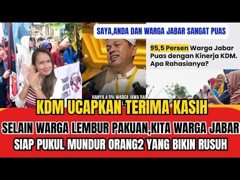 KDM RESPONSE REGARDING DEMO AND WOW SURVEY RESULTS 95.5% PERFORMANCE 1 YEAR SPECIAL WEST JAVA