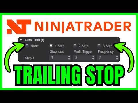 How To SET A TRAILING STOP On NinjaTrader 8 (QUICK & EASY) 2025
