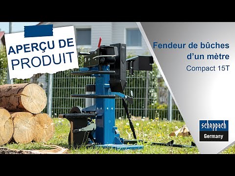 Fendeur de bûches d’un mètre - Compact 15T