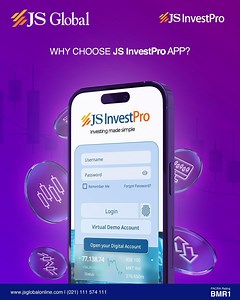 Discover why the JS InvestPro App is a game changer and why it's your ultimate tool for smart, successful investing. Download JS InvestPro now! Play Store: http://bit.ly/js-investpro App Store: https://bit.ly/jsinvest-pro For more information: Call us at ( 92-21) 111 574 111 Or visit www.jsglobalonline.com #JSGlobal #JSInvestPro #FinancialFreedom | JS GlobalOnline