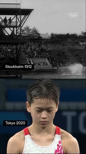Dive back in time to get inspired for the women's 10m platform at #Paris2024 💦