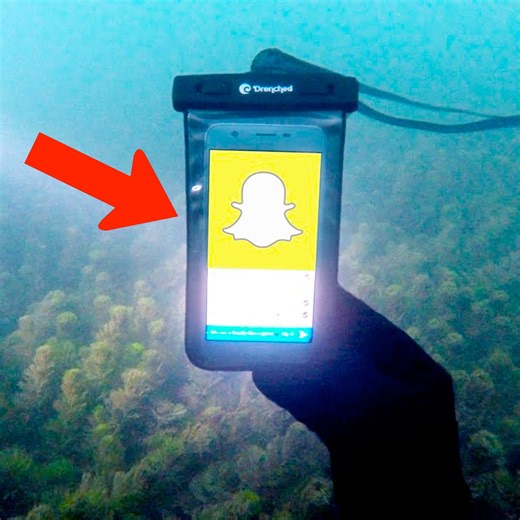 48K views · 858 reactions | Found This Phone Underwater With Snapchat Still On Screen! | Man + River | Facebook