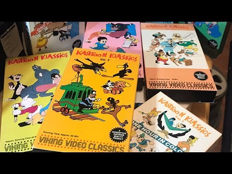1980s PD Cartoon VHS tapes