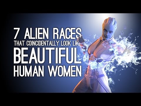 7 Alien Races That Look Like Beautiful Human Women by Amazing Coincidence