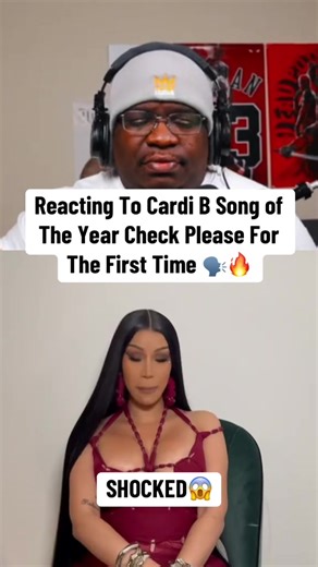 Reacting To Cardi B Song of The Year Check Please For The First Time 🗣️🔥 #cardib #viral #rap #reaction #fyp