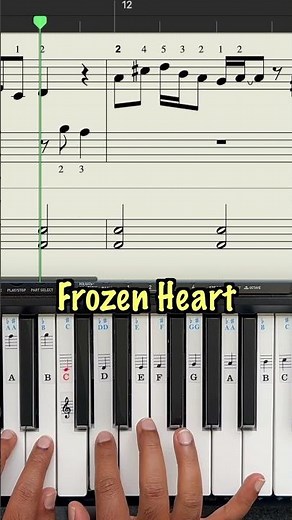 Frozen Heart (Frozen) || Sheet Music || Piano