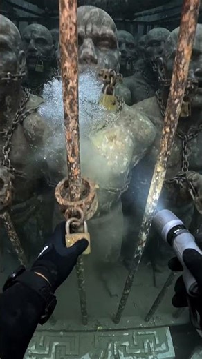 This Cage Was Holding Titans Underwater