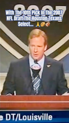 #shorts #texans #americanfootball - With The 10th Pick In The 2007 NFL Draft The Texans Select… 🙏