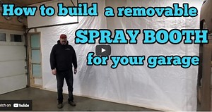 Paint Tech: How To Build A Removable Paint Booth In Your Garage At Home! - BangShift.com