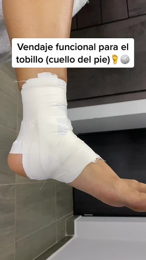 Vendaje Funcional para el Tobillo en Voleibol