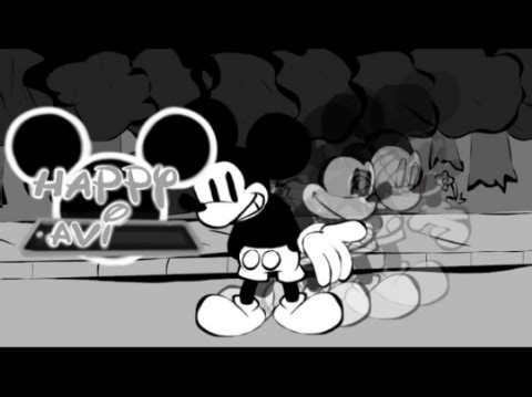 【fnf米老鼠】fnf mod happy.avi V0.6 badending DEMO1