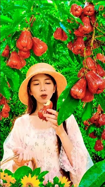 A Beautiful nature with rural life 🍈🍓🍏 –harvest fresh fruits in the summer 🍒🍇🍑 #fruit #shorts #yummy