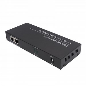 [Hot Item] Gigabit Ethernet 8 Ports Poe Network Switch Series with SFP Slot and 1*9 Fiber Optic Module