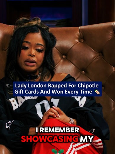 Lady London Rapped For Chipotle Gift Cards And Won Every Time 🌯🏆 Before the fame, Lady London was dominating open mics just so she and her friends could eat. This is the definition of the grind. 💪🥣 #LadyLondon #camnewton #CollegeLife #podcast #funkyfriday