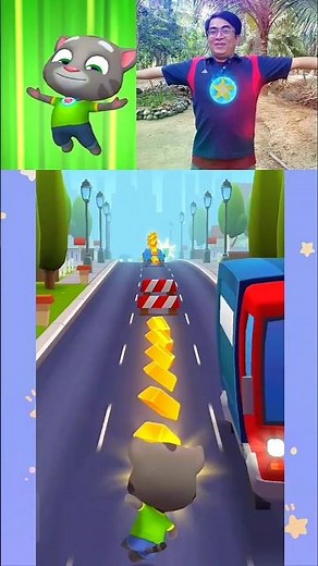 Talking Tom Gold Run - Mèo Tom Chạy Vàng Đuổi Bắt Tên Cước Tập 43 Gameplay