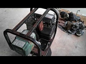 part 1 : coleman powermate generator 2250 watts 5hp briggs and stratton motor clean up and repairs