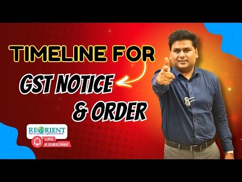 GST Notice & Order Timeline Explained | Know Your Legal Deadlines