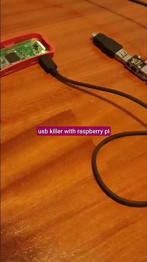 how to build usb killer with raspberry pi #usbkiller #raspberrypi #shortvideo