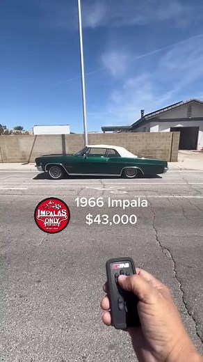 1966 Impala Convertible $43,000 OBO Las Vegas, NV ⏩ @GMeza1970 on IG ⏪ New convertible top with glass rear window New convertible motor/hoses New seats upholstery front/rear New BCFAB air ride suspension recently installed Front/back/pancake/side to side. Hoses ran through the frame. Strong 327 motor with automatic 3 speed transmission I have ordered a rear trunk panel kit by @the_rrdesign matching the 65 interior design. Body is very solid and straight 65 impala interior. Paint is 8/10. $43000