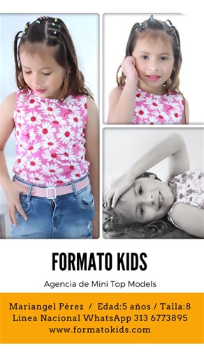 Formato Kids Agencia de Mini Top Models #minitopmodel #yosoyformatokids #CumpliendoSueños