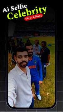 Selfie with Celebrity using AI 🤩 | Viral AI Trend 2025 #ai #trending #shortsfeed #ytshorts #shorts