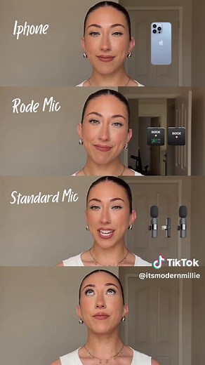 Let’s put some of the most commonly used microphones to the test 🎤 @rodemic Wireless Go - $185 @smallrig.global - $89.99 Mini Mic Pro - $24.99 I use the Rode Wireless Go mic for my YouTube videos, and I’ve used it for social media in the past too. But after getting my new phone, I don’t have the adapter for it right now. So as a replacement, I’ve been using the Small Rig mic I found on TikTok Shop… and honestly, I’ve been loving it. Curious which one you’d choose? Let me know in the comments. C
