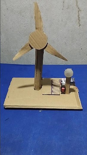 powerfull wind turbine fan 🗼how to make wind turbine #turbine #experiment #shots #ytshorts