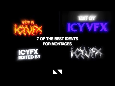 *FREE* Idents for Alight Motion | The 7 *BEST* Idents For Montages | Ident Showcase #1