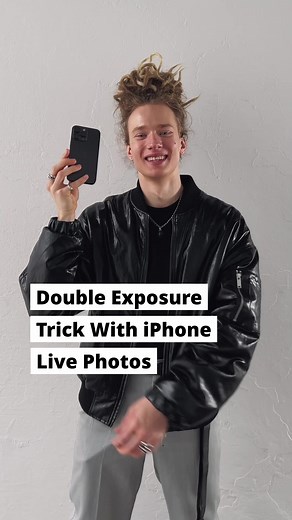 155K views · 2.3K reactions | Try this double exposure trick using iPhone Live photos for more creative portraits! Follow us for more iPhone camera tips!盧 #iphonetips #iphonephotography #portrait #doubleexposure | iPhone Photography School | Facebook